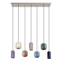 Люстра Линейная Ovali Pendant, 7xGU10, Бежевый (Odeon Light, 5053/7a)