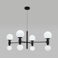 Умная подвесная люстра с плафонами 30182/8 черный (Eurosvet, a063212)