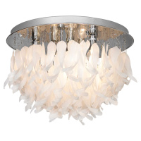 Потолочная люстра Como, 7xE14, Хром и Белый (Lussole, GRLSA-5603-07)