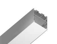Алюминиевый профиль накладной/подвесной "Profile System" 42*45 для светодиодной ленты до 33,4мм серебро 2000*42*45 (Ambrella Light, GP3050AL)