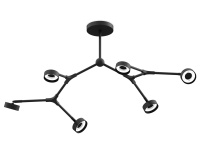 Корпус светильника подвесной поворотный для насадок D85 C9056/6 SBK черный песок 1100*400*200mm GX53/6 (Ambrella Light, C9056)